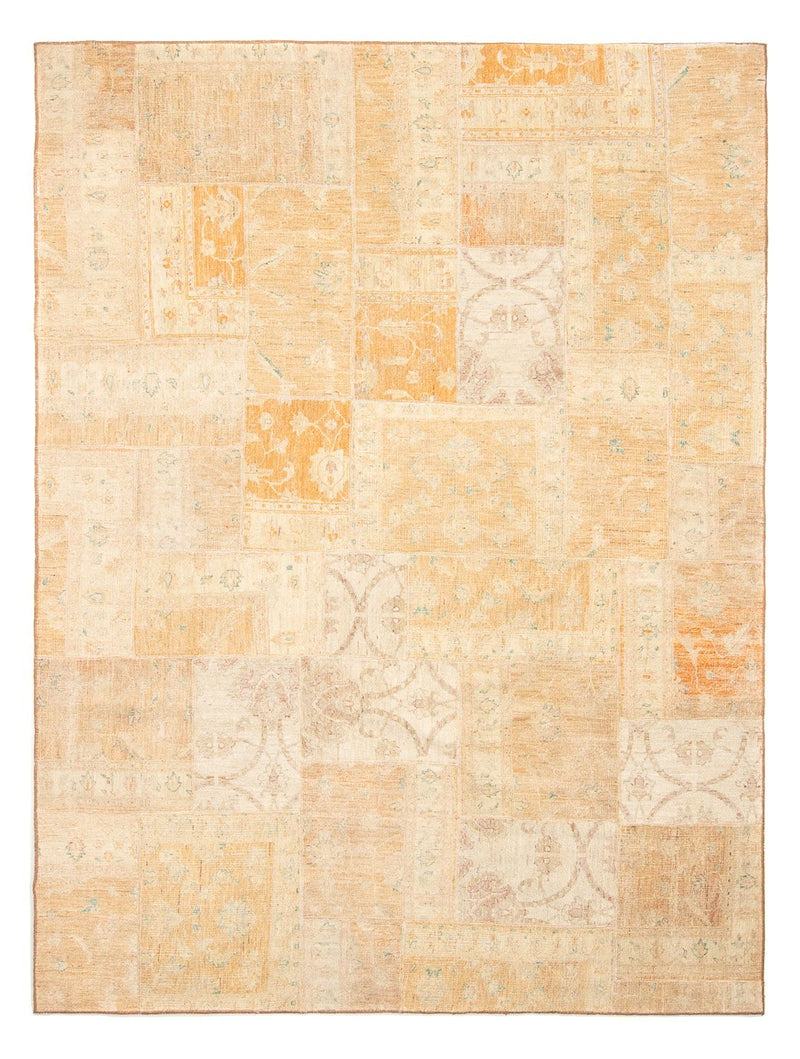 Patchwork-tæppe - 281 x 208 cm - flerfarvet