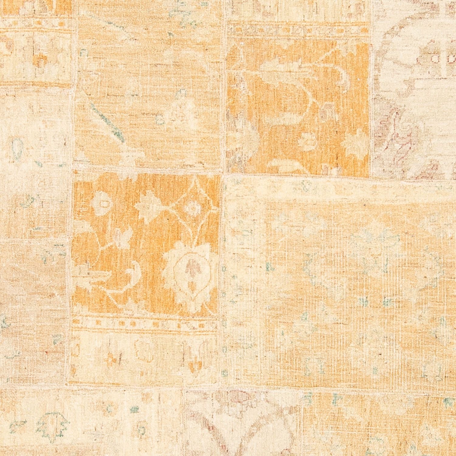 Patchwork-tæppe - 281 x 208 cm - flerfarvet