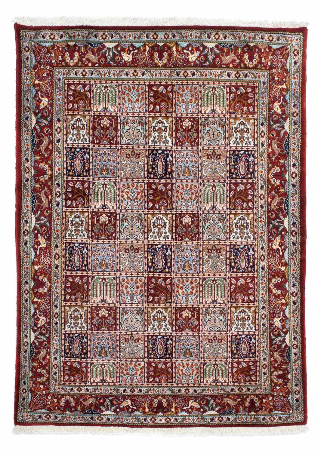 Persisk tæppe - Classic - 196 x 142 cm - mørkerød