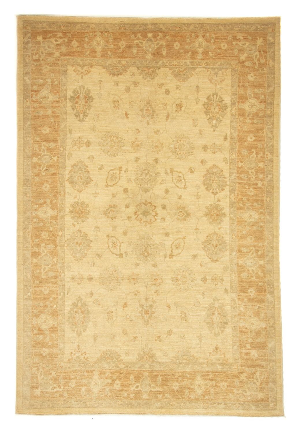 Persisk tæppe - Tabriz - 246 x 169 cm - beige