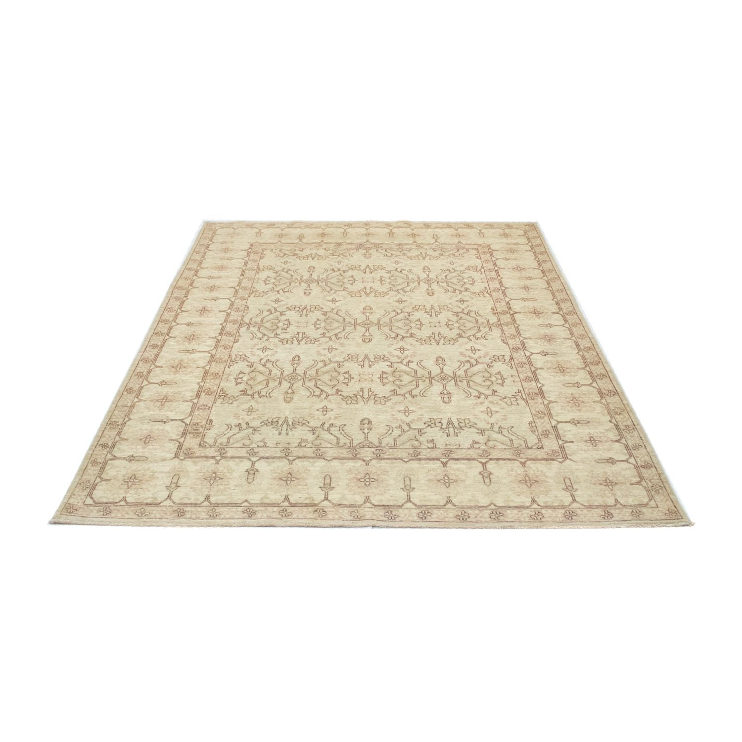 Persisk tæppe - Tabriz - 198 x 150 cm - beige