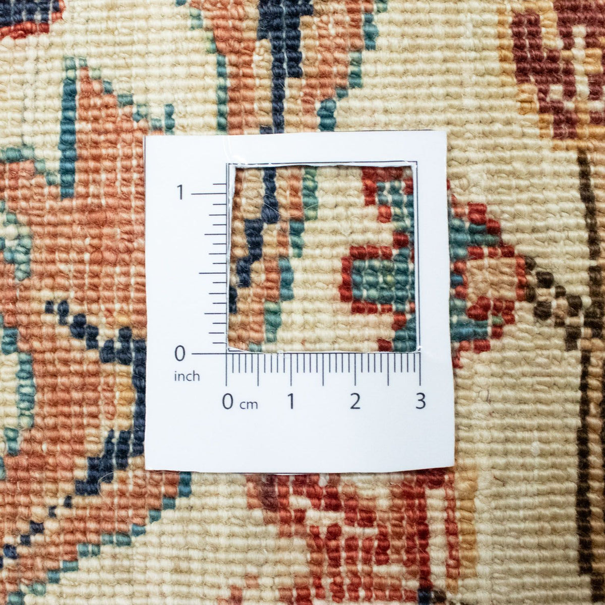 Afghansk tæppe - 200 x 148 cm - mørkerød