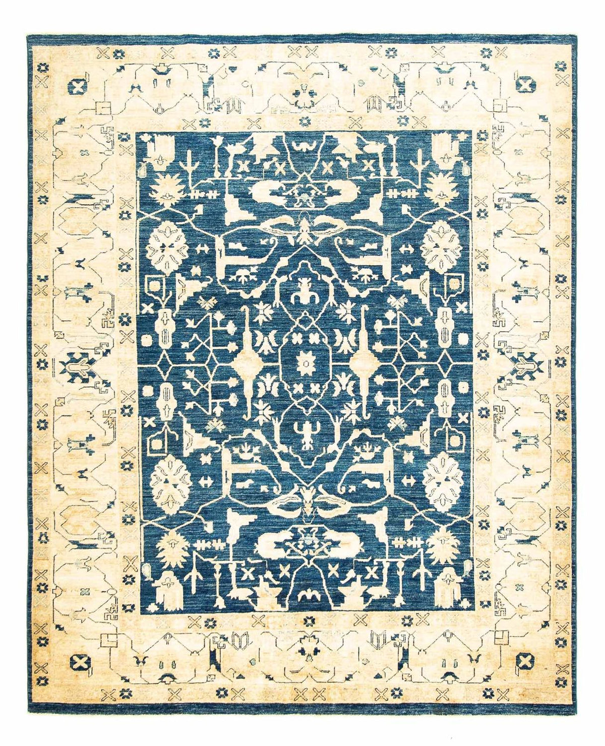 Ziegler Carpet - 227 x 188 cm - mørkeblå
