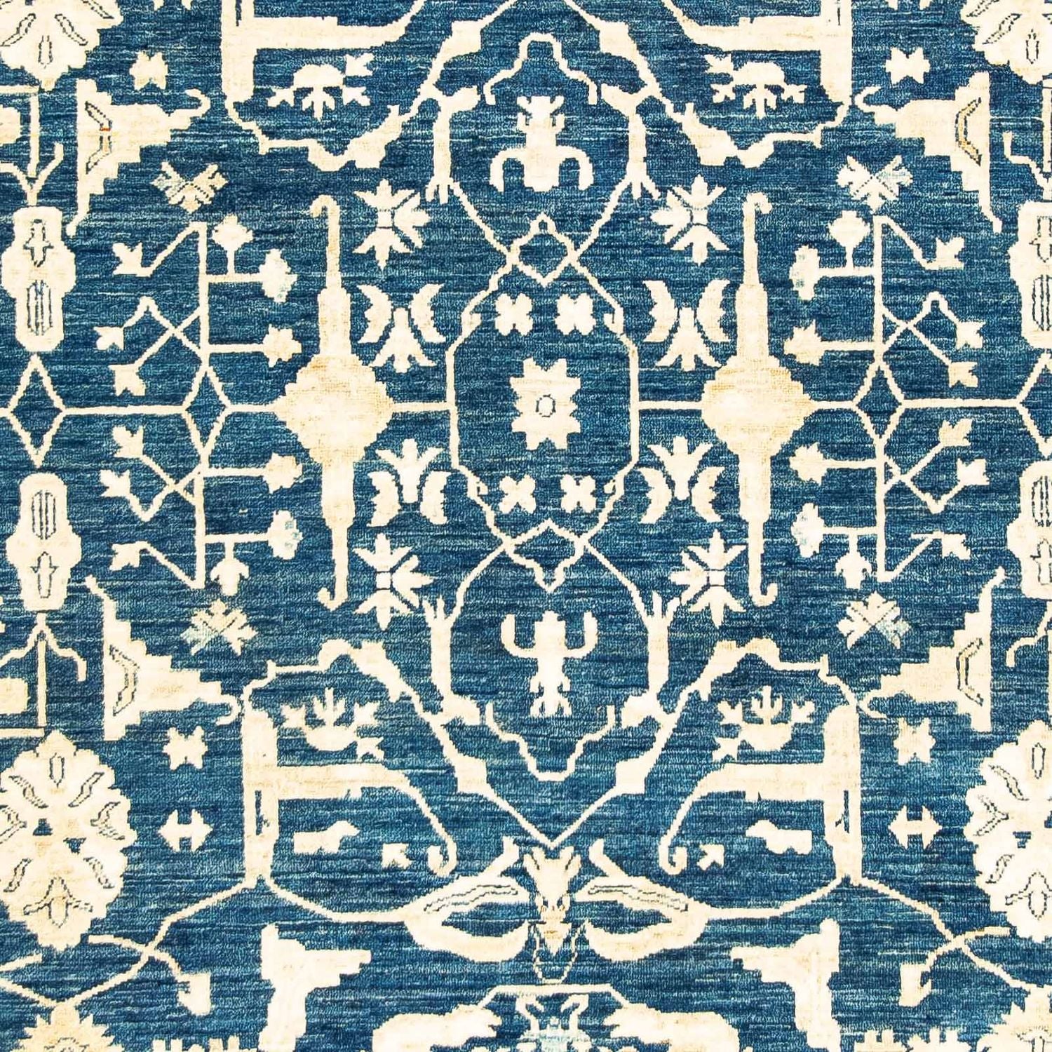 Ziegler Carpet - 227 x 188 cm - mørkeblå