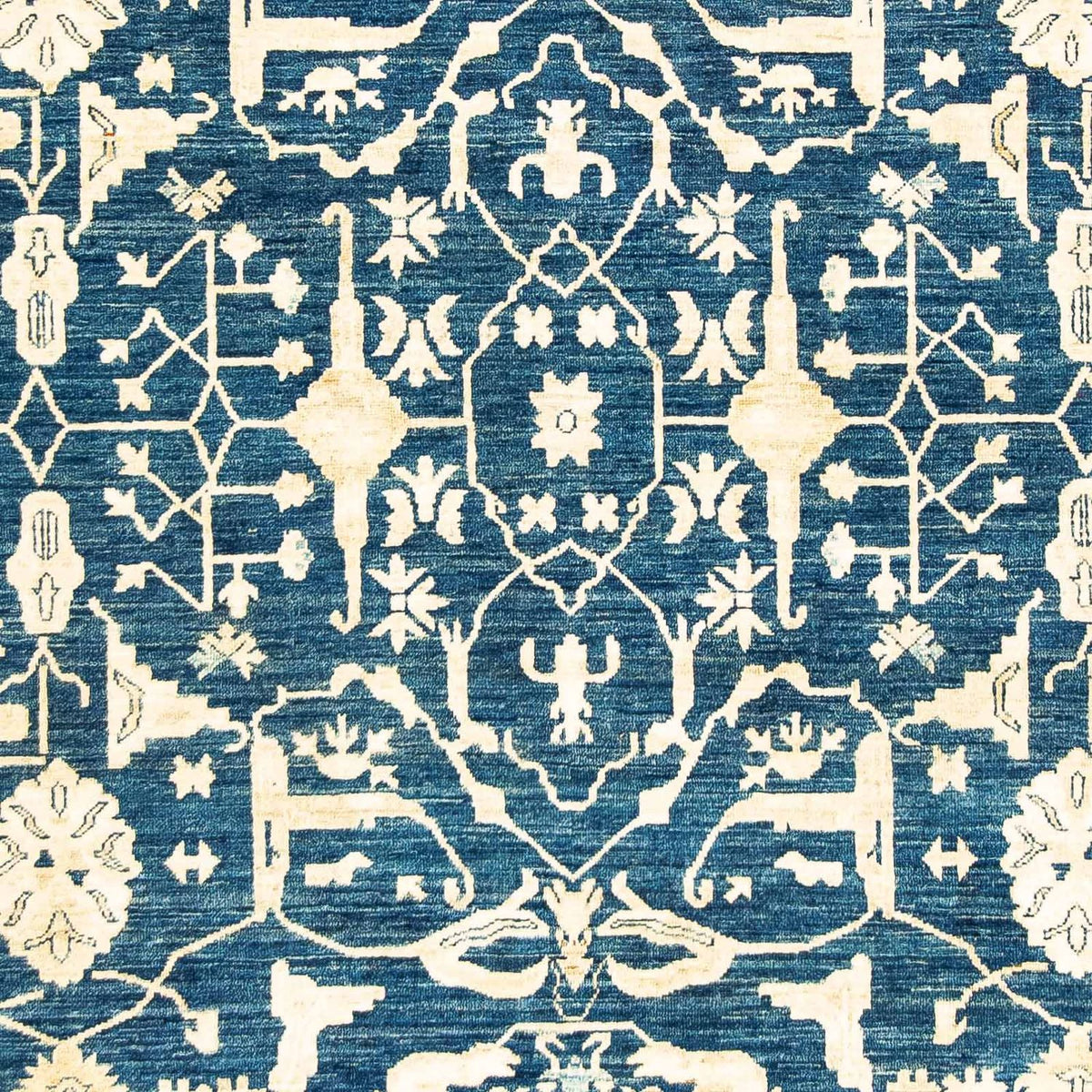 Ziegler Carpet - 227 x 188 cm - mørkeblå