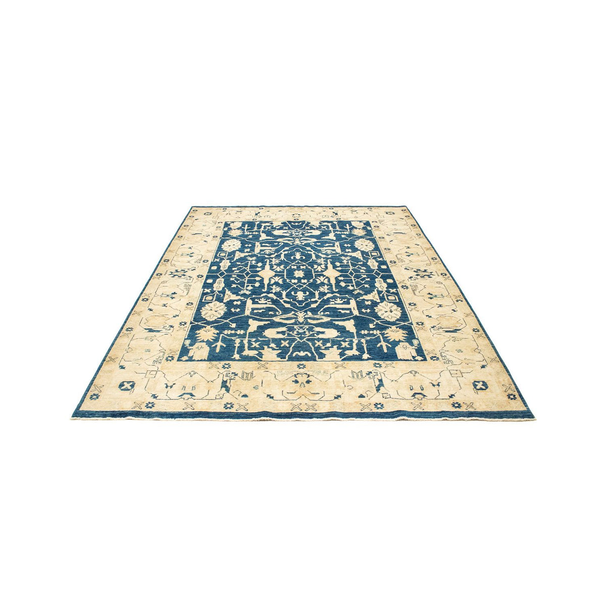 Ziegler Carpet - 227 x 188 cm - mørkeblå