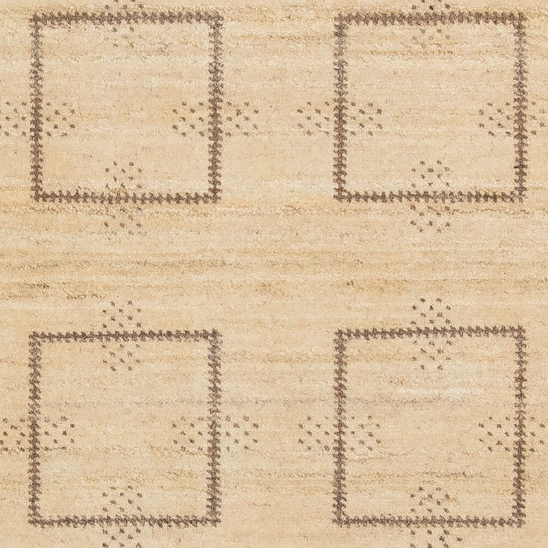 Løber Gabbeh Tæppe - Loribaft Persisk - 345 x 75 cm - beige