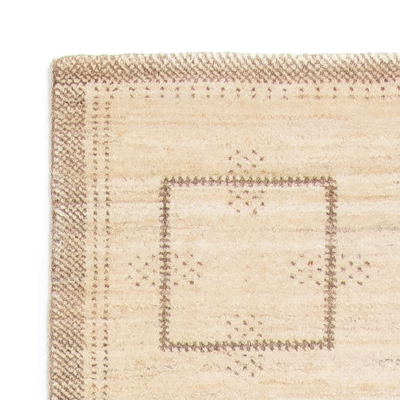 Løber Gabbeh Tæppe - Loribaft Persisk - 345 x 75 cm - beige