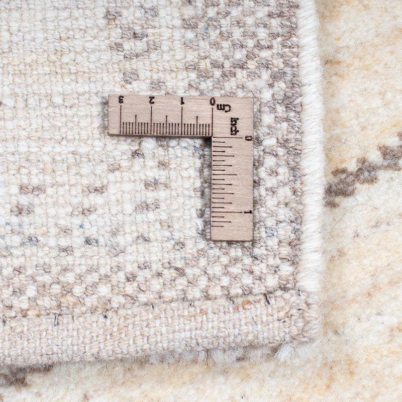 Løber Gabbeh Tæppe - Loribaft Persisk - 345 x 75 cm - beige