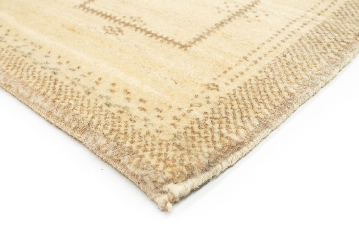 Løber Gabbeh-tæppe - Persisk - 345 x 75 cm - beige