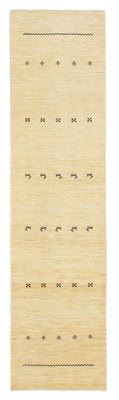 Løber Gabbeh-tæppe - Persisk - 334 x 83 cm - beige
