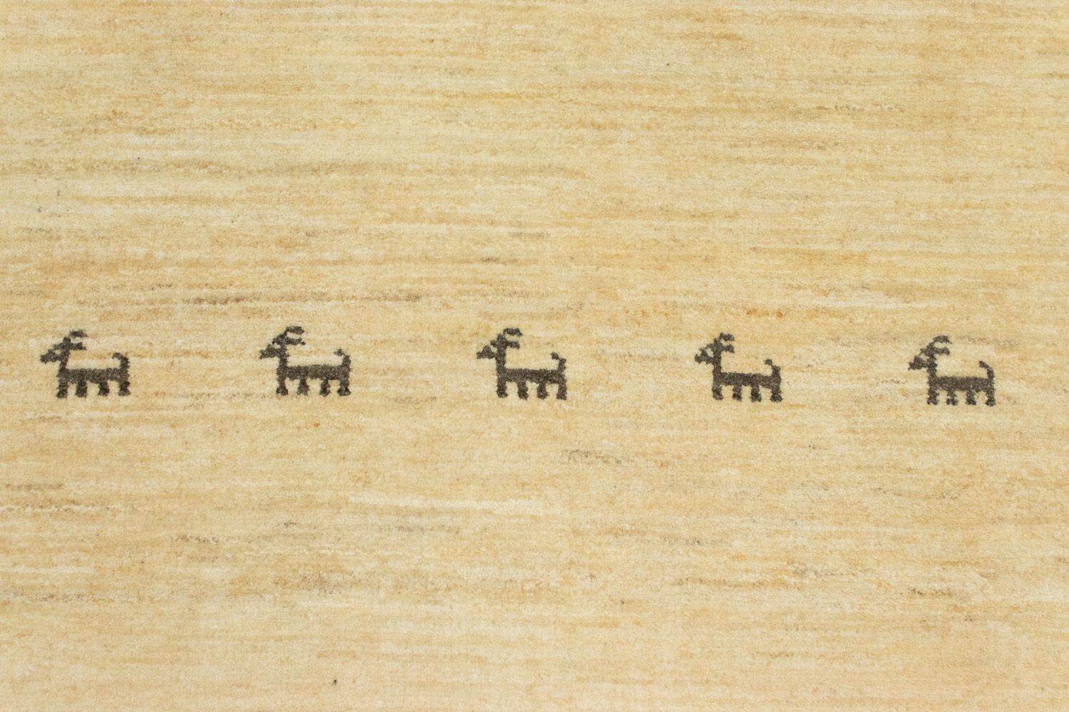 Løber Gabbeh-tæppe - Persisk - 334 x 83 cm - beige
