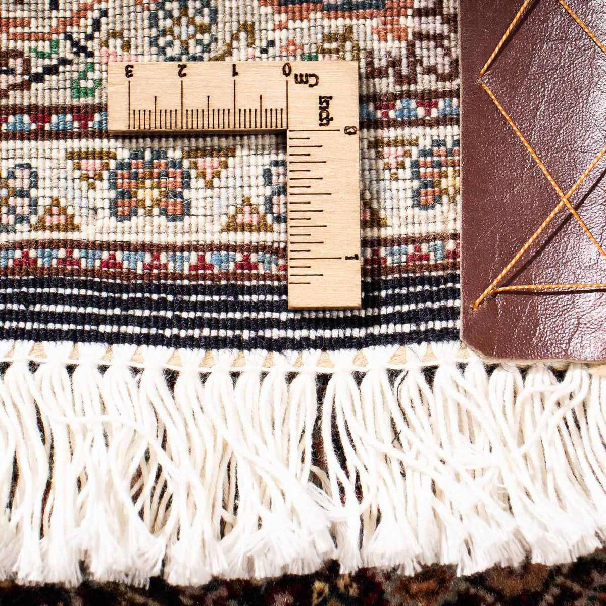 Løber Persisk tæppe - Tabriz - 302 x 82 cm - mørkeblå