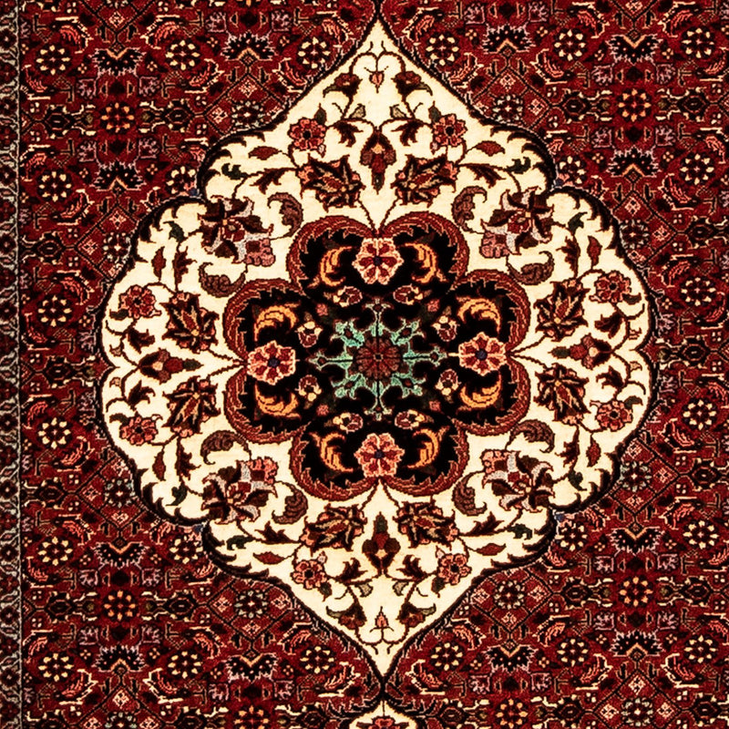Løber Persisk tæppe - Bijar - 290 x 82 cm - mørkerød