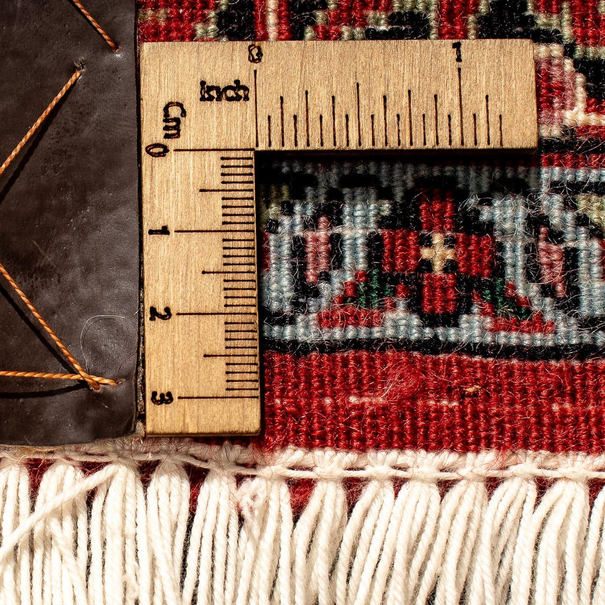 Løber Persisk tæppe - Bijar - 290 x 82 cm - mørkerød