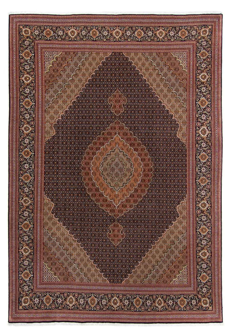 Persisk tæppe - Tabriz - 359 x 252 cm - brun