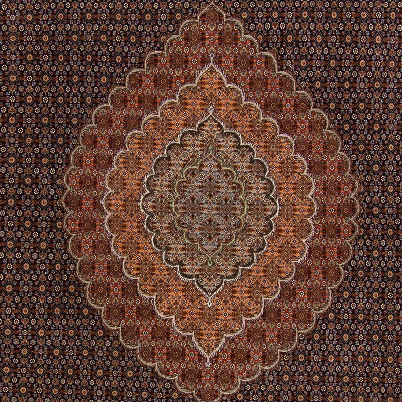 Persisk tæppe - Tabriz - 359 x 252 cm - brun