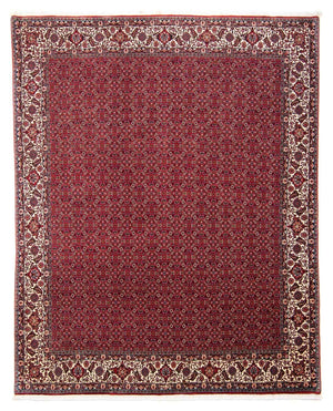 Persisk tæppe - Bijar - 297 x 247 cm - rød