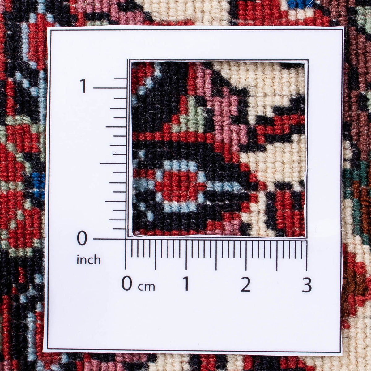 Persisk tæppe - Bijar - 297 x 247 cm - rød