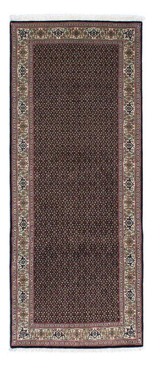 Løber Persisk tæppe - Tabriz - 209 x 85 cm - mørkeblå