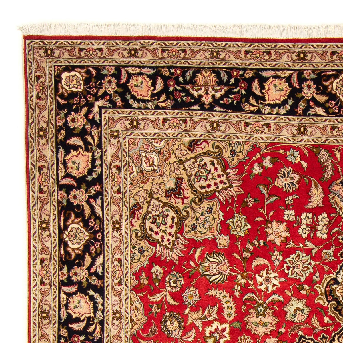 Persisk tæppe - Tabriz - Royal - 268 x 204 cm - rød