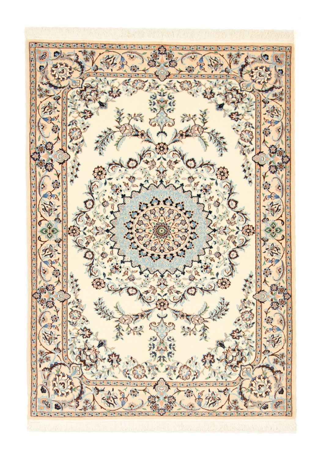Persisk tæppe - Nain - Premium - 146 x 98 cm - beige