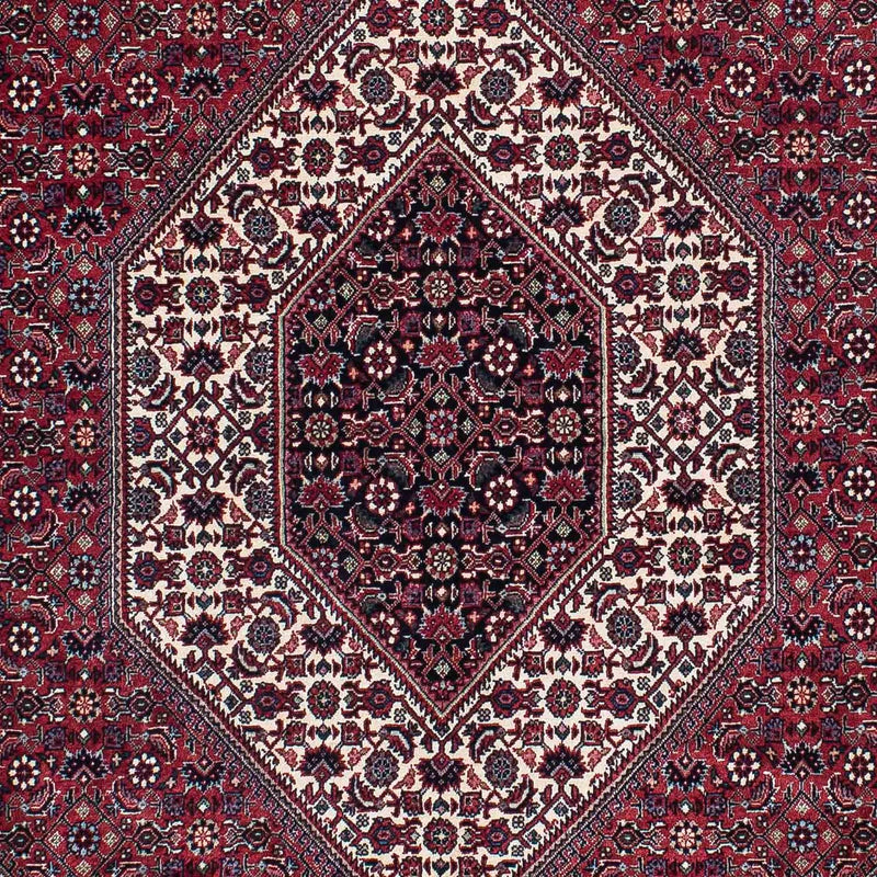 Persisk tæppe - Bijar - 208 x 134 cm - rød