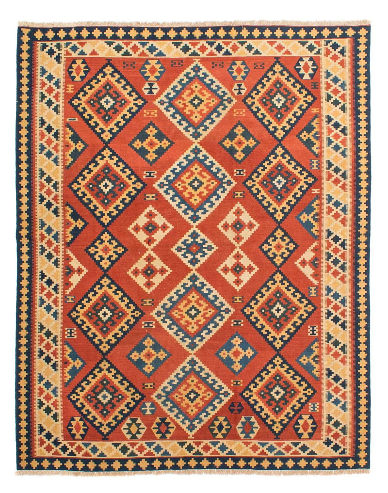 Kelim-tæppe - orientalsk - 238 x 200 cm - flerfarvet