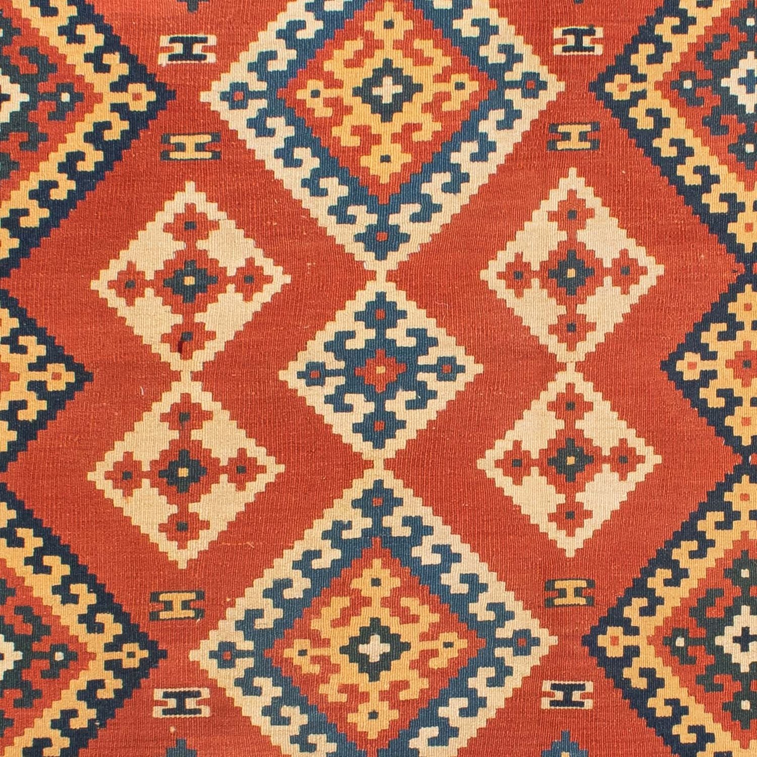 Kelim-tæppe - orientalsk - 238 x 200 cm - flerfarvet