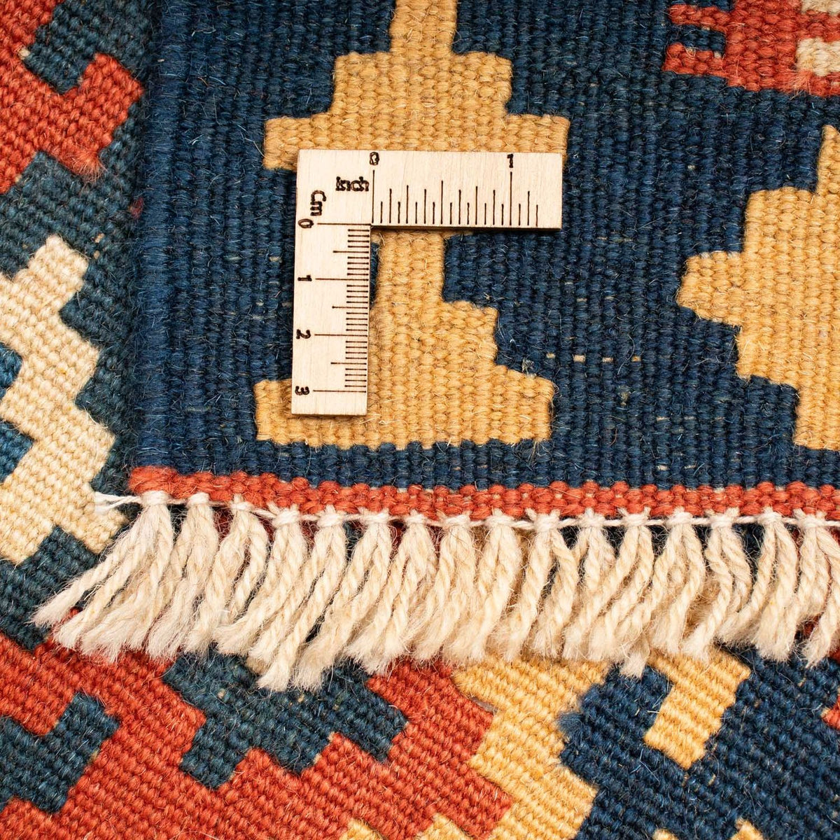 Kelim-tæppe - orientalsk - 238 x 200 cm - flerfarvet