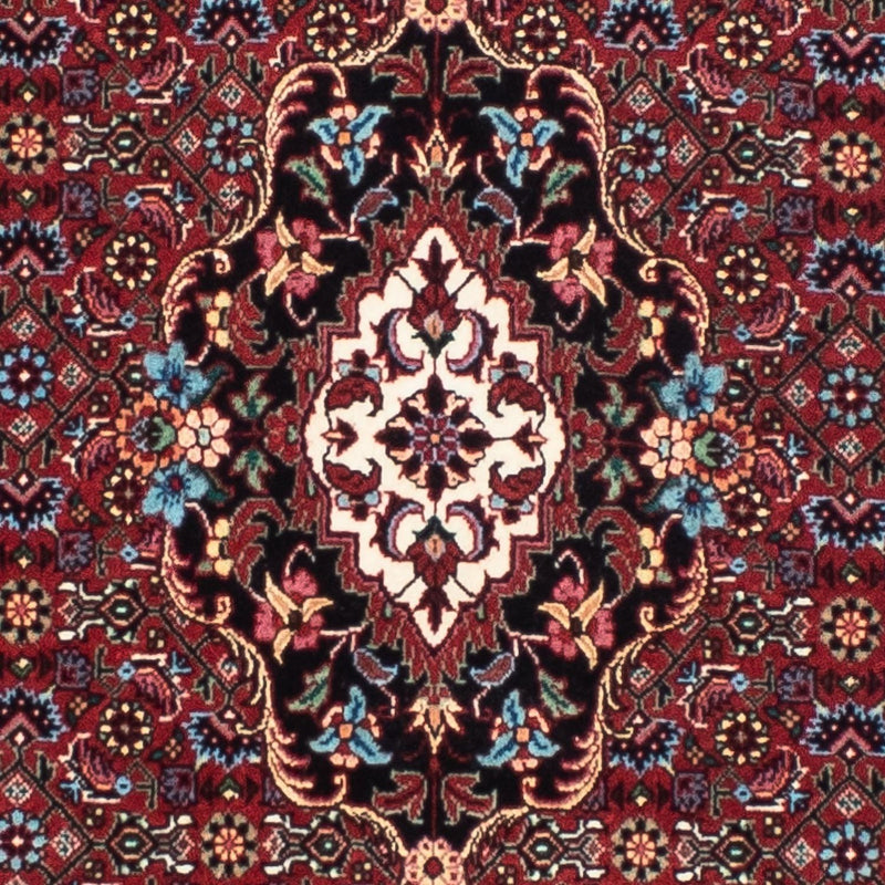 Løber Persisk tæppe - Bijar - 205 x 74 cm - mørkerød