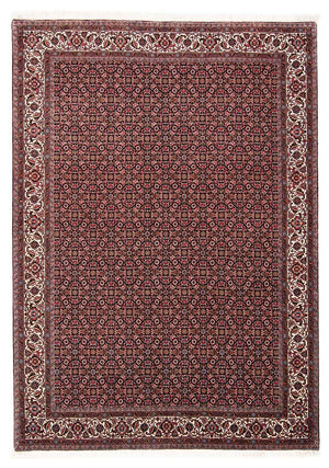 Persisk tæppe - Bijar - 245 x 176 cm - lysrød