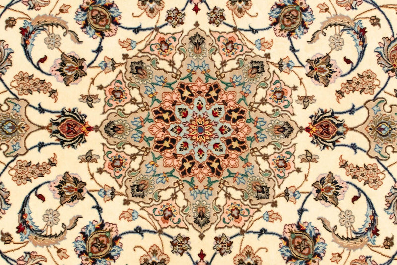 Persisk tæppe - Isfahan - Premium - 163 x 111 cm - beige