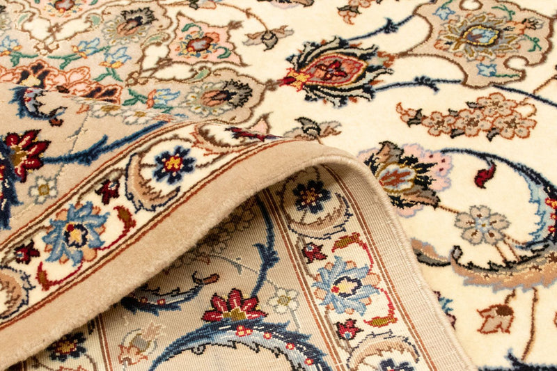 Persisk tæppe - Isfahan - Premium - 163 x 111 cm - beige