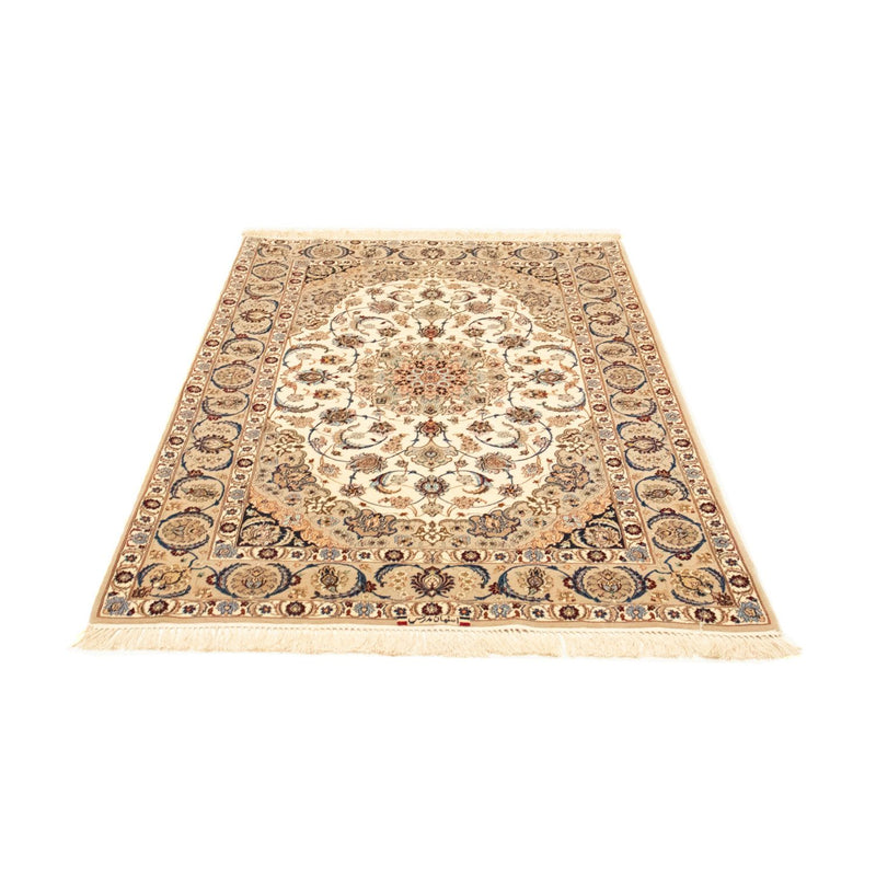 Persisk tæppe - Isfahan - Premium - 163 x 111 cm - beige