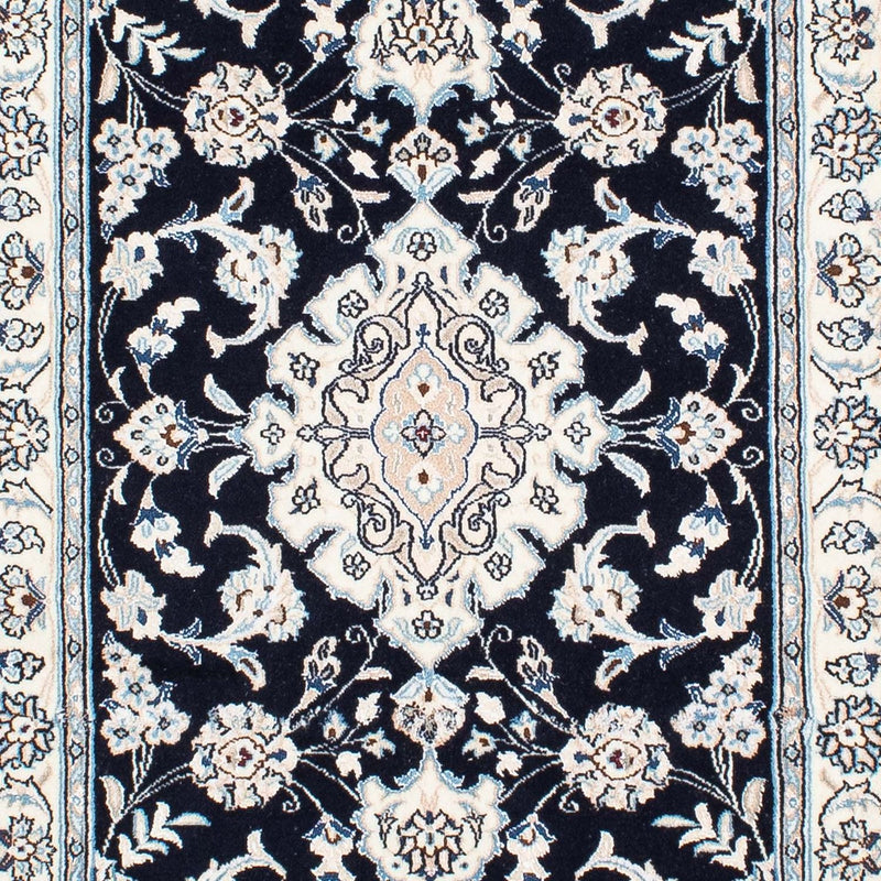 Løber Persisk tæppe - Nain - Royal - 295 x 78 cm - mørkeblå