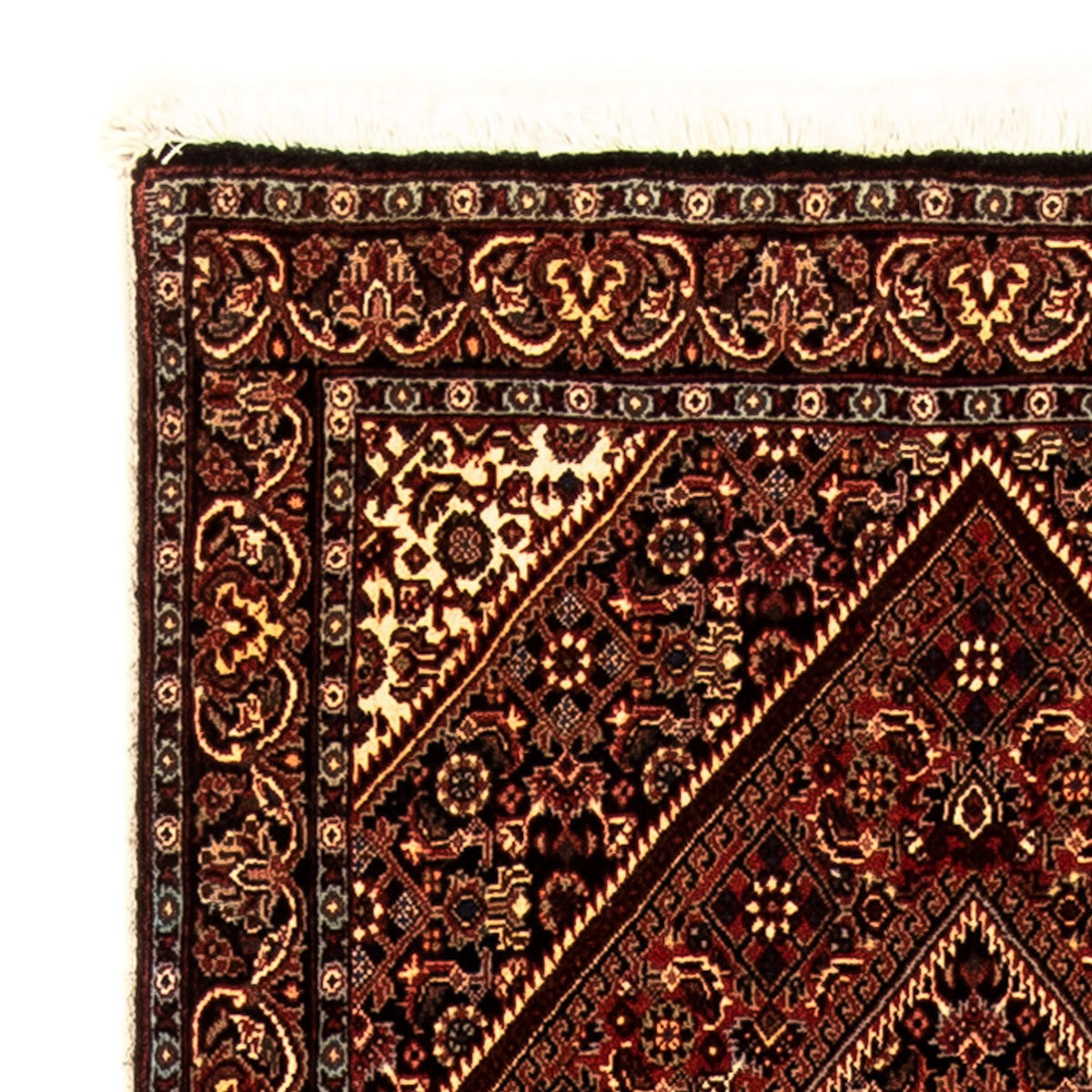 Løber Persisk tæppe - Bijar - 250 x 73 cm - flerfarvet