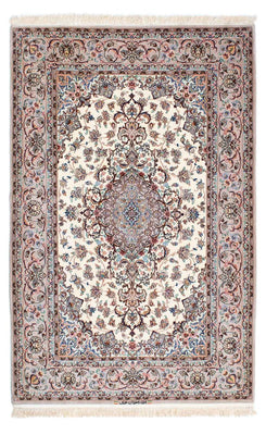 Persisk tæppe - Isfahan - Premium - 201 x 130 cm - beige