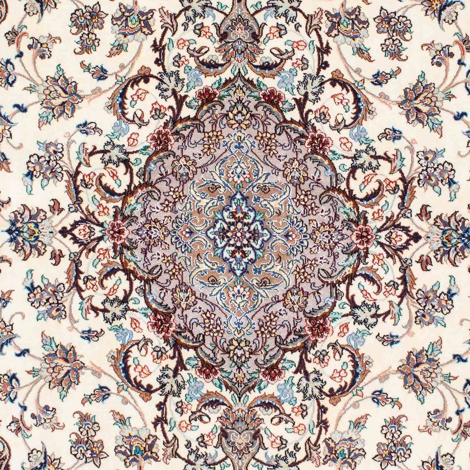 Persisk tæppe - Isfahan - Premium - 201 x 130 cm - beige