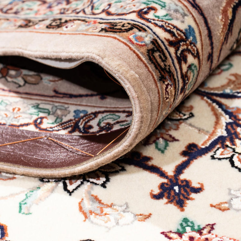 Persisk tæppe - Isfahan - Premium - 201 x 130 cm - beige