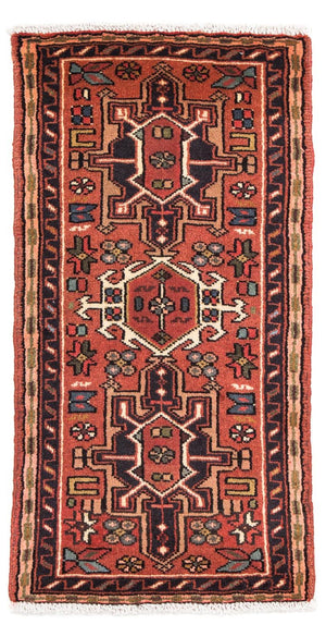 Persisk tæppe - Nomadisk - 108 x 55 cm - brun