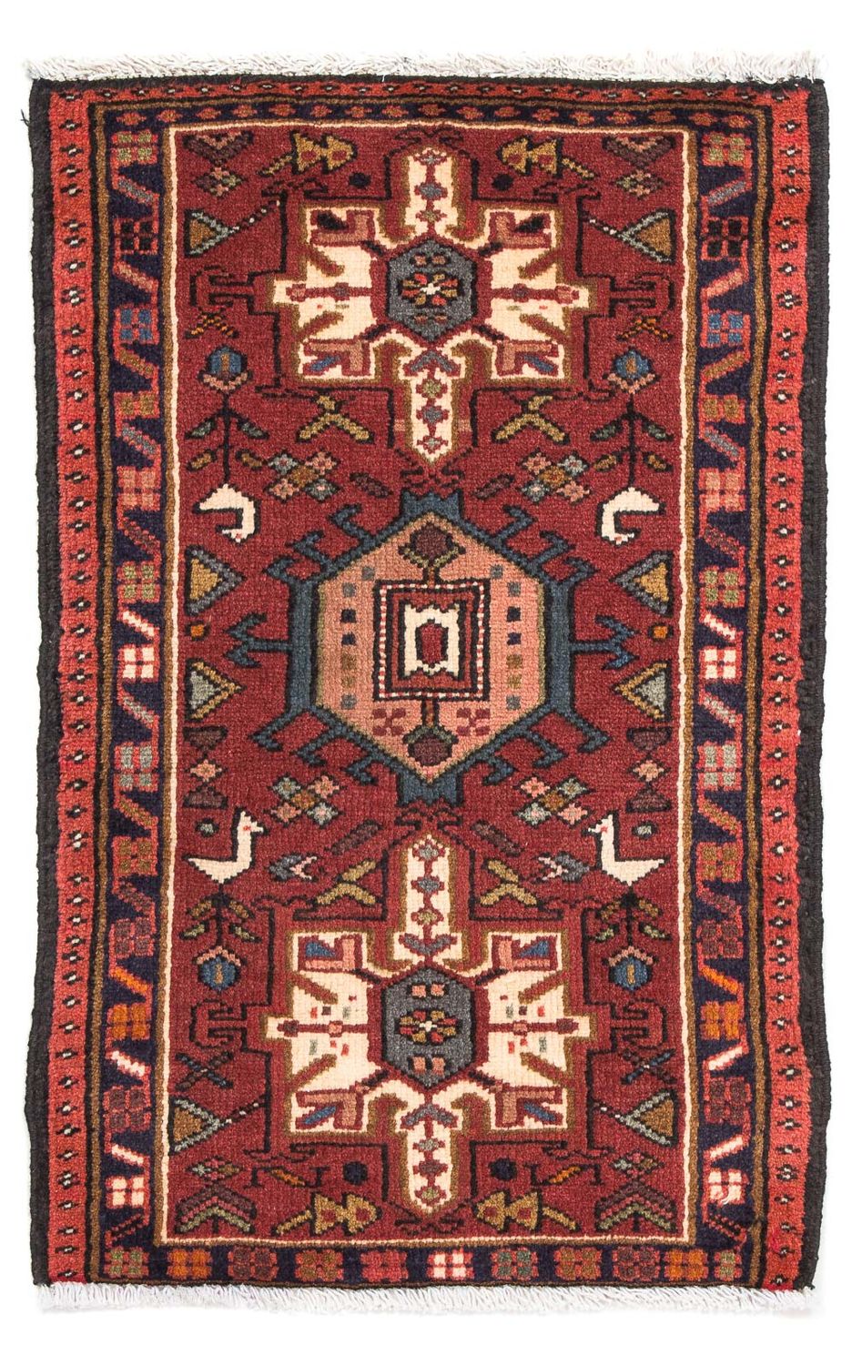 Persisk tæppe - Nomadisk - 96 x 60 cm - brun