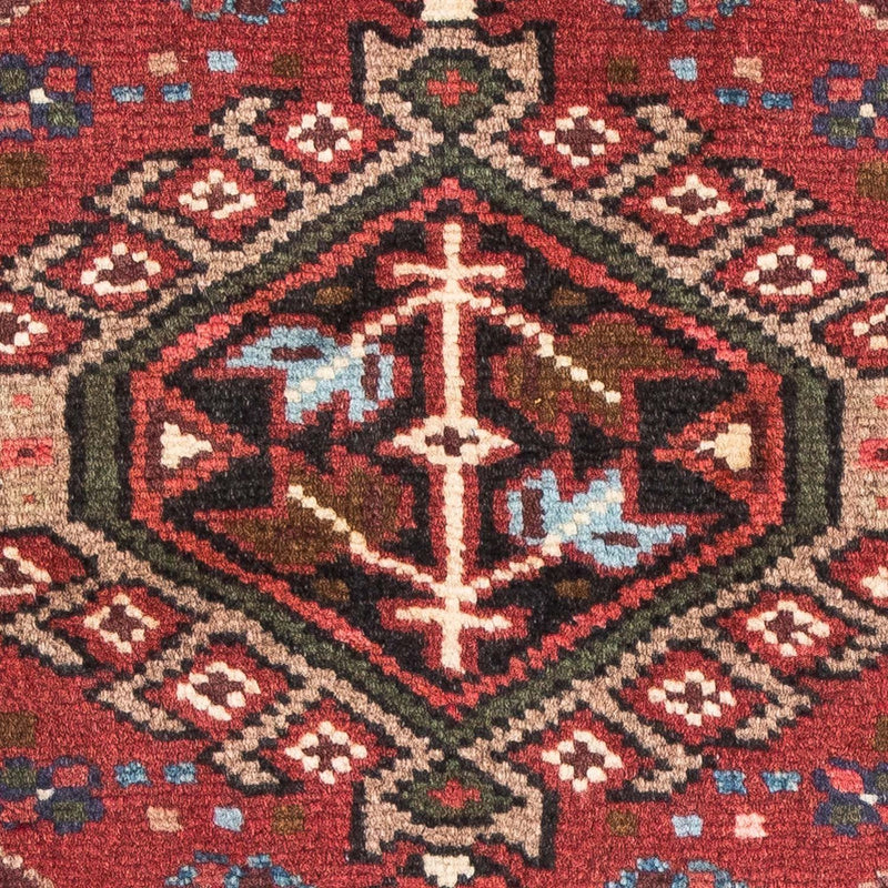 Persisk tæppe - Nomadisk - 106 x 64 cm - mørkerød