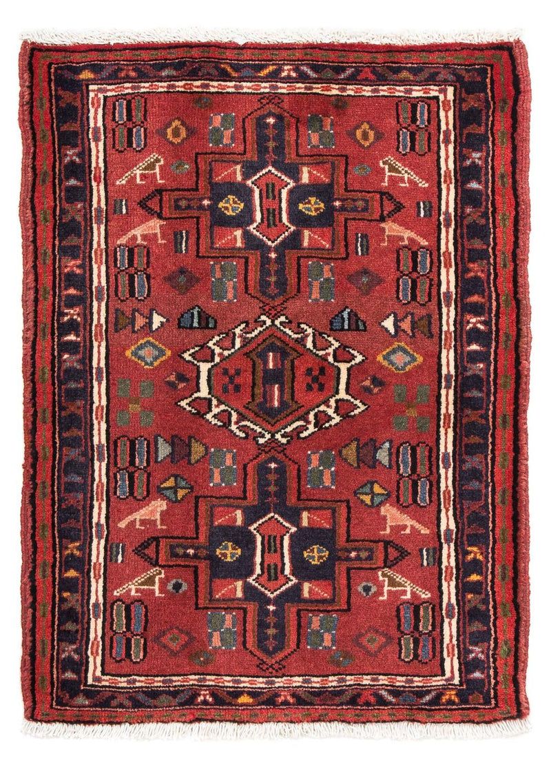 Persisk tæppe - Nomadisk - 100 x 70 cm - brun