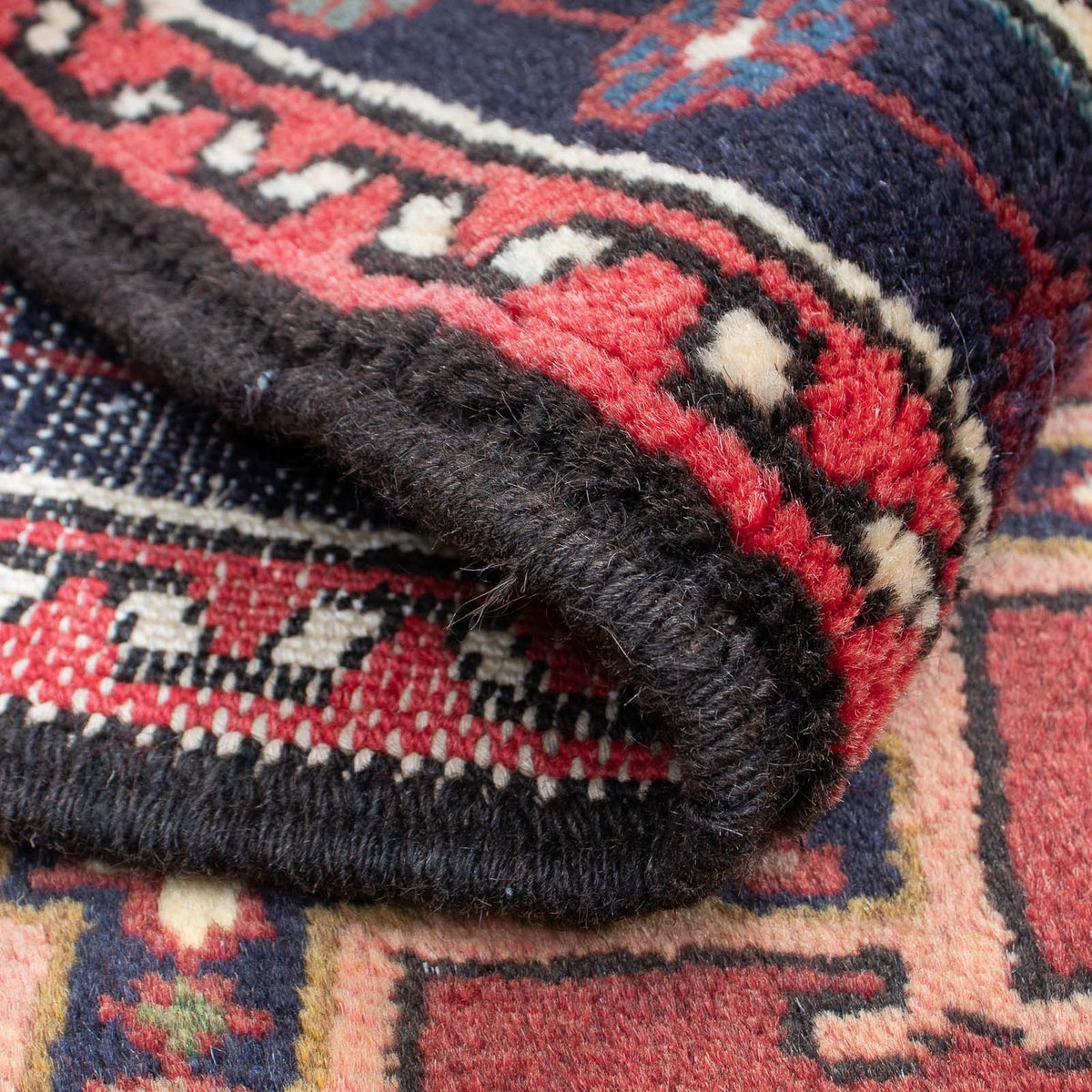 Persisk tæppe - Nomadisk - 100 x 72 cm - brun