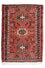 Persisk tæppe - Nomadisk - 100 x 67 cm - mørkerød