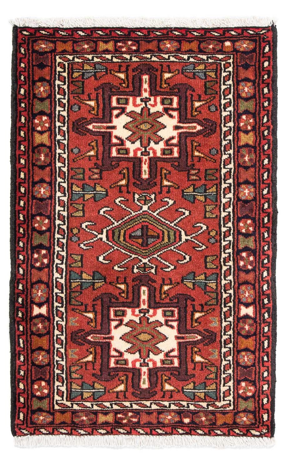 Persisk tæppe - Nomadisk - 100 x 65 cm - brun