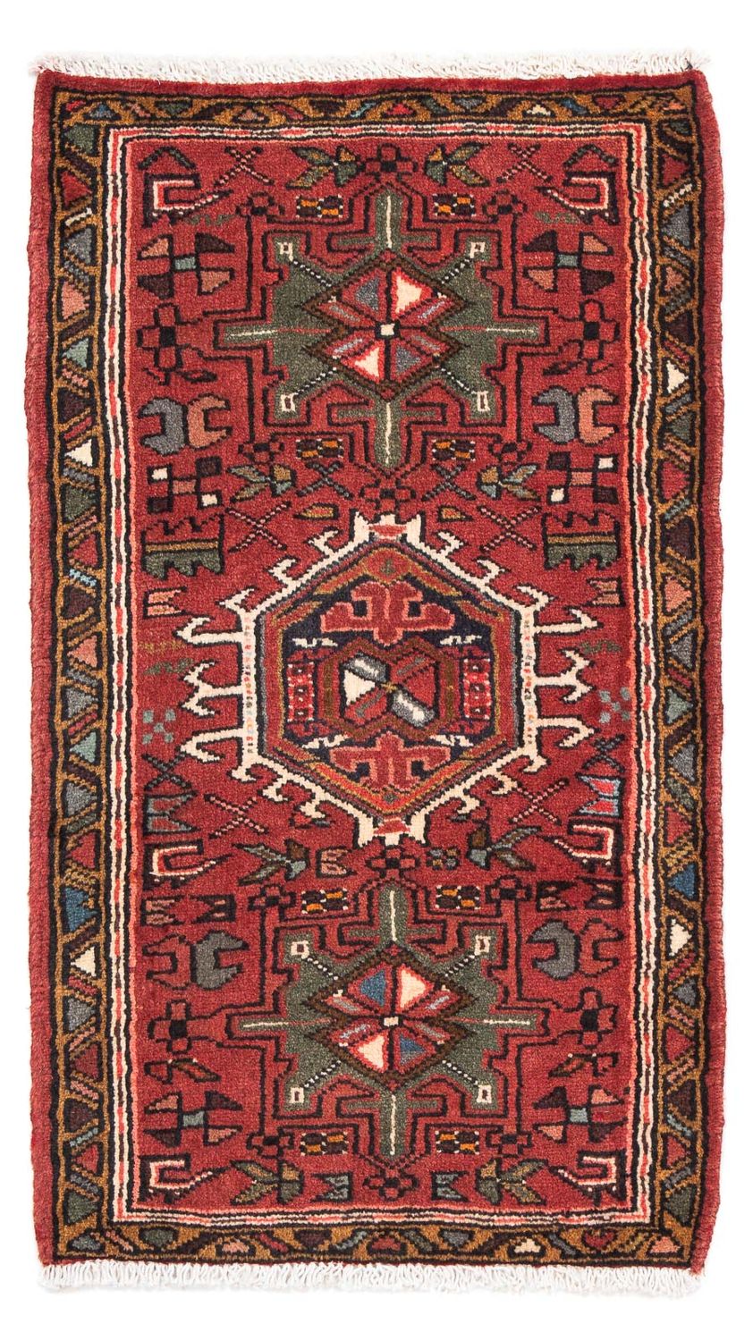 Persisk tæppe - Nomadisk - 105 x 60 cm - mørkerød