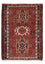 Persisk tæppe - Nomadisk - 98 x 70 cm - mørkerød