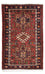 Persisk tæppe - Nomadisk - 110 x 72 cm - mørkerød